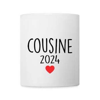 Cousine - Futur Cousine 2024 - Mug blanc - blanc - Devant