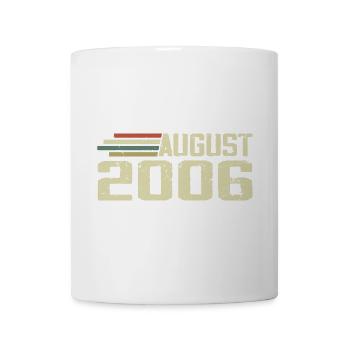 Born August 2006 Anniversary August 2006 Year - Mug - white - Front