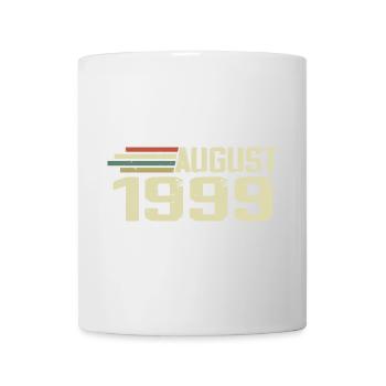 Né en août 1999 Anniversaire Millésime août 1999 - Mug blanc - blanc - Devant