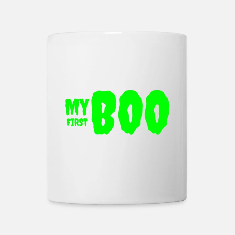 Té de typographie de croissance verte vibrante - Mug blanc - blanc