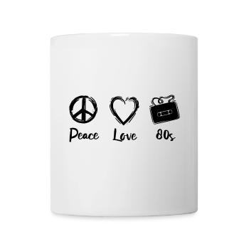 Ich liebe die 80er - Tasse - Weiß - Vorne