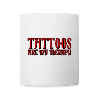 Les tatouages sont ma thérapie 7 - Mug blanc - blanc - Devant