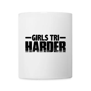 Girls Tri Harder 7 - Mug - white - Front