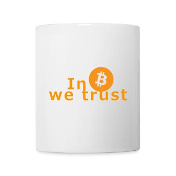 En Bitcoin we trust - Crypto Nerds Investor Exchange - Mug blanc - blanc - Devant