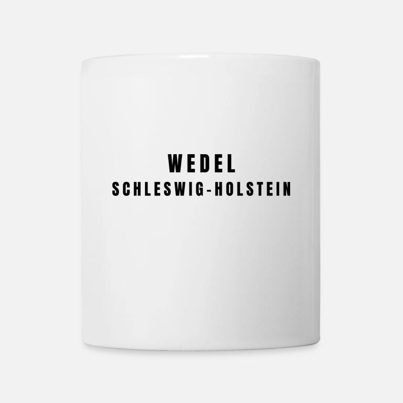 Wedel Schleswig-Holstein - Mug blanc - blanc