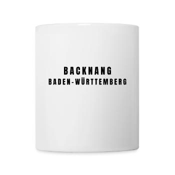 Backnang, Baden-Württemberg - Mug blanc - blanc - Devant