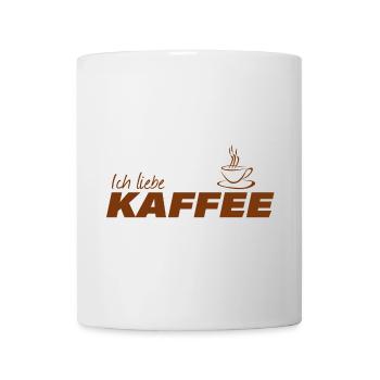 ICH LIEBE KAFFEE - Tasse - Weiß - Vorne
