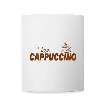 I LOVE CAPPUCCINO - Tasse - Weiß - Vorne