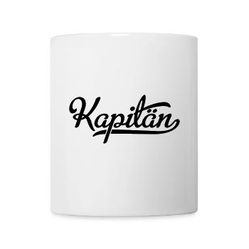 Kapitän - Tasse - Weiß - Vorne