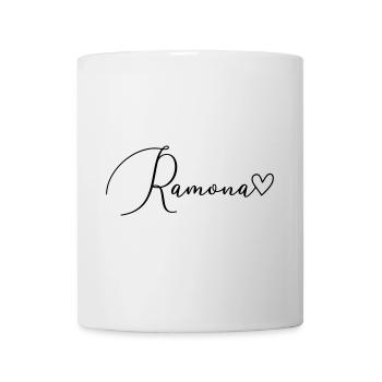 Ramona Last Name First Name Girl - Mug - white - Front