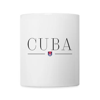 J’aime Cuba, T-shirt design, Tenue - Mug blanc - blanc - Devant