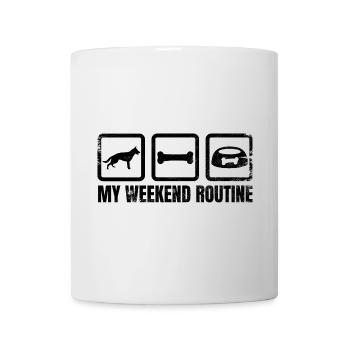 German Shepherd Weekend - Mug - white - Front