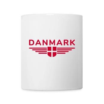 I Love Denmark, T-shirt de tenue design - Mug blanc - blanc - Devant