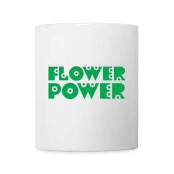 FLOWER POWER - Tasse - Weiß - Vorne
