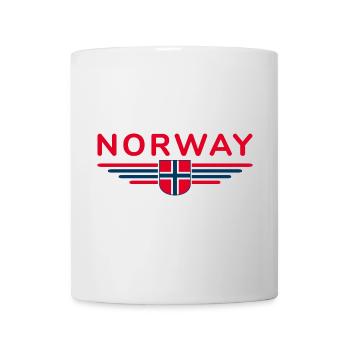 J’aime la tenue T-shirt design Norvège - Mug blanc - blanc - Devant