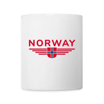 J’aime la tenue T-shirt design Norvège - Mug blanc - blanc - Devant
