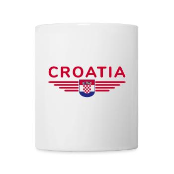 I Love Croatia, Elegance Style Design T-Shirt - Mug - white - Front