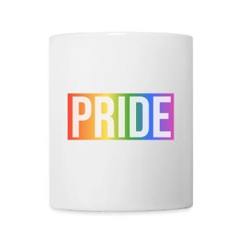 Cadeau arc-en-ciel de la fierté - Mug blanc - blanc - Devant