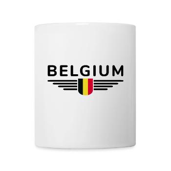 Ich liebe Belgien Design T-Shirt Outfit - Tasse - Weiß - Vorne