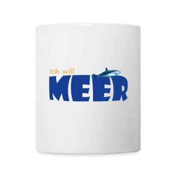 ICH WILL MEER - Tasse - Weiß - Vorne