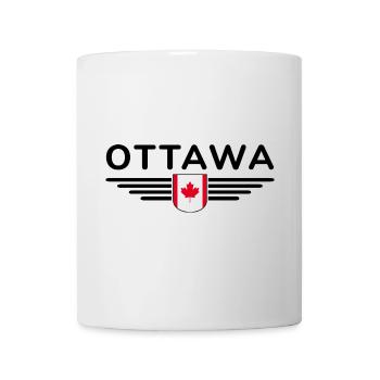T-shirt de fan d’Ottawa pour les amoureux du Canada - Mug blanc - blanc - Devant
