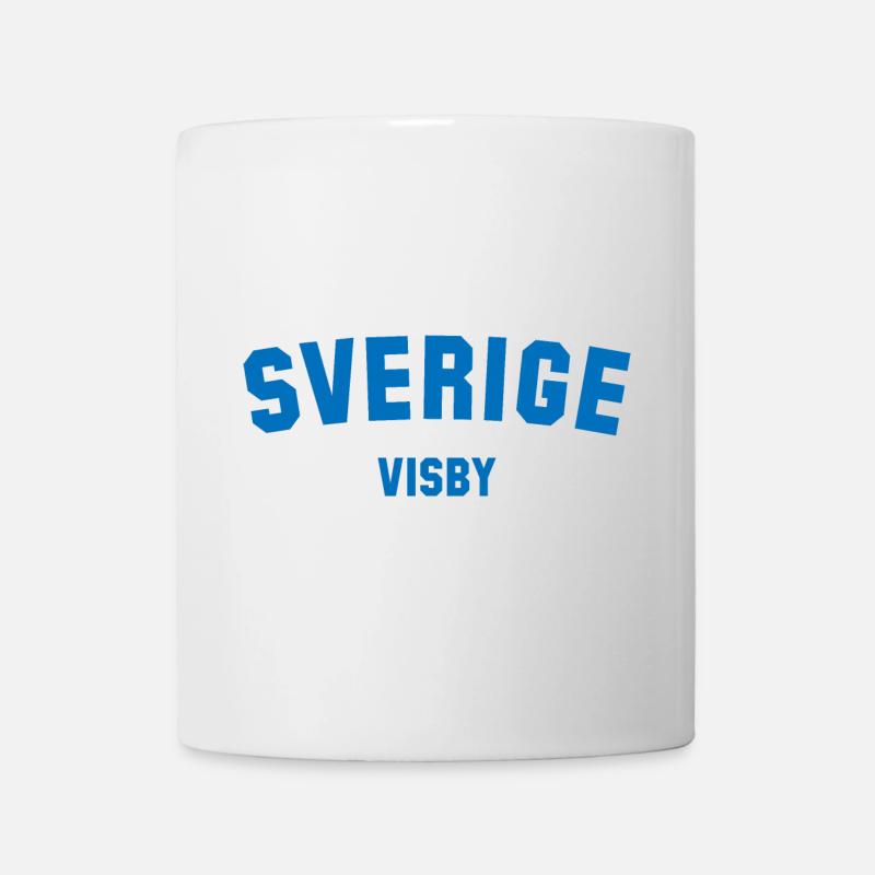 VISBY Sverige Schweden - Tasse - Weiß