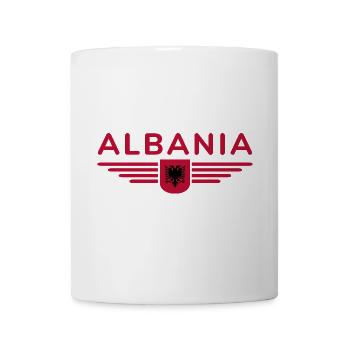 Albania Design – Fierté et style - Mug blanc - blanc - Devant