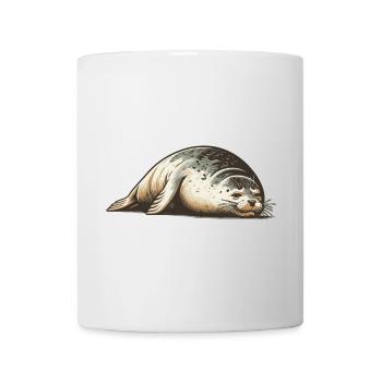 Robbe - Tasse - Weiß - Vorne
