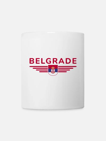 Belgrad T-Shirt – Für Fans der Hauptstadt - Tasse - Weiß