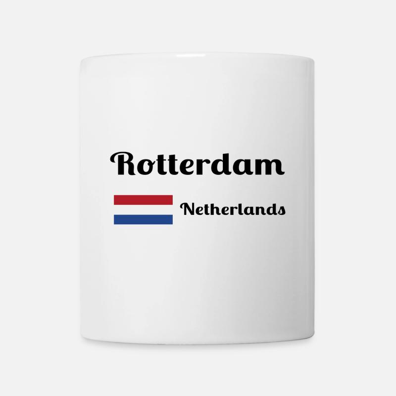 Rotterdam Niederlande - Stilvolle Drucke - Tasse - Weiß