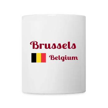 Brüssel Belgien - Stilvolle Drucke - Tasse - Weiß - Vorne