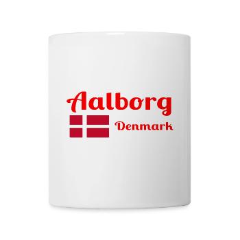 Aalborg Denmark - Stylish prints - Mug - white - Front