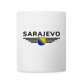 Sarajevo Bosnien Fan T-Shirt - Tasse - Weiß - Vorne
