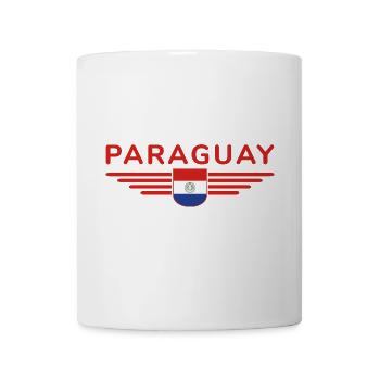 Paraguay Fan T-Shirt - Tasse - Weiß - Vorne