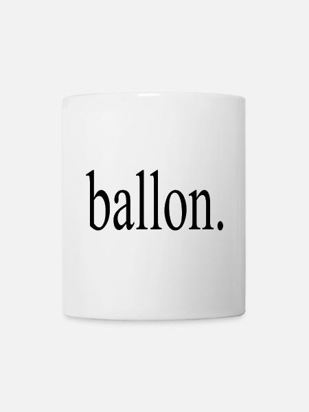 Ballon - Tasse - Weiß