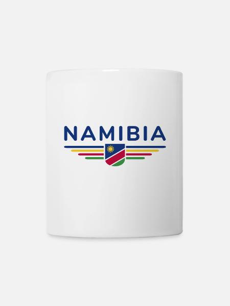 Namibia T-Shirt für Fans und Reisende - Tasse - Weiß