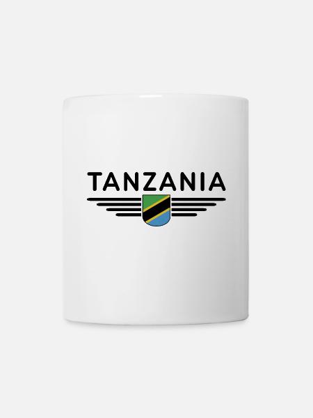 T-shirt T-shirt Tanzanie pour les vrais fans - Mug blanc - blanc