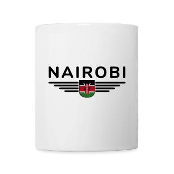 Nairobi Fans: T-Shirt für Kenia-Liebhaber - Tasse - Weiß - Vorne