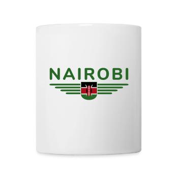 Nairobi Fans: T-Shirt für Kenia-Liebhaber - Tasse - Weiß - Vorne