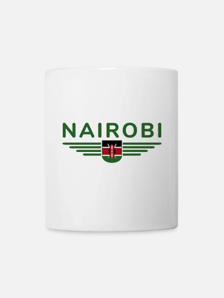 Fans de Nairobi : T-shirt pour les amoureux du Kenya - Mug blanc - blanc