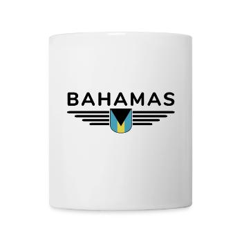 Bahamas Fans: Tropisches Design - Tasse - Weiß - Vorne