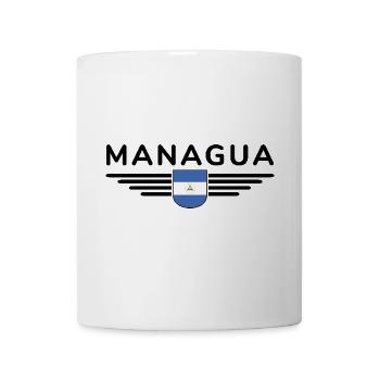 Nicaragua Managua T-Shirt Design - Mug blanc - blanc - Devant