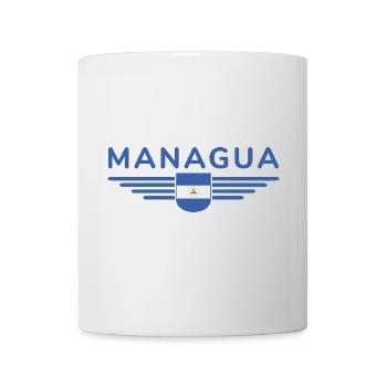 Nicaragua Managua T-Shirt Design - Mug blanc - blanc - Devant