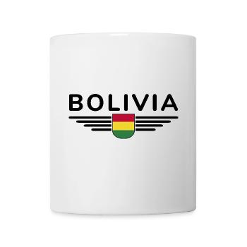 J’aime la Bolivie, T-shirt design de style élégance - Mug blanc - blanc - Devant