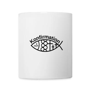 Confirmation 2025 Jesus Fish with 3 Crosses - Mug - white - Front