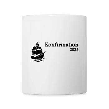 Confirmation 2025 Ship sails up - Mug - white - Front
