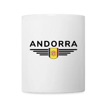 Andorra Fans T-Shirt Design - Tasse - Weiß - Vorne