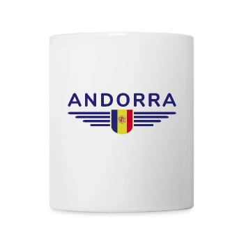 Andorra Fans T-Shirt Design - Tasse - Weiß - Vorne