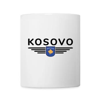 Kosovo Fan T-Shirt Design - Tasse - Weiß - Vorne