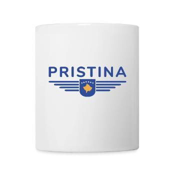 Pristina Kosovo Fan T-Shirt Design - Tasse - Weiß - Vorne